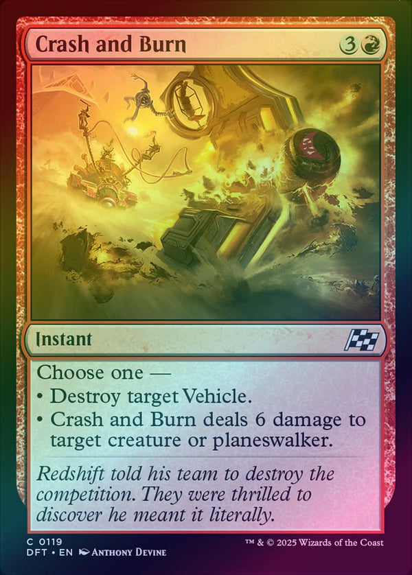 Crash and Burn (Foil) (DFT)