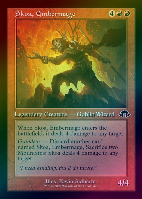 Skoa, Embermage - Retro Frame (Foil) (MH3)