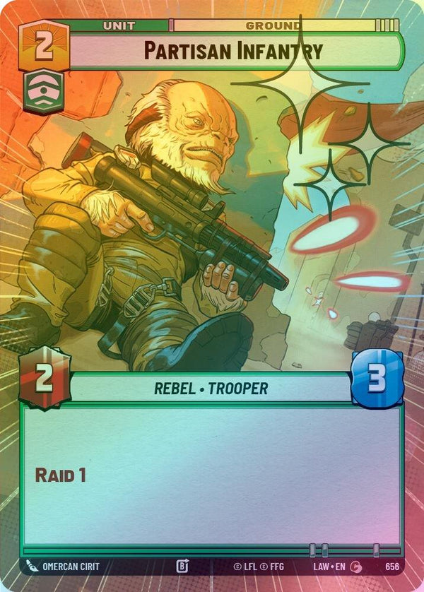 Partisan Infantry (Hyperspace Foil) - 656 - Common (Foil)