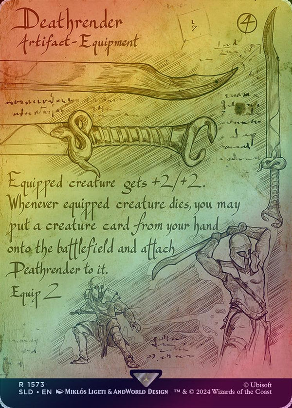 Deathrender - Assassin's Creed: Da Vinci's Designs (Rainbow Foil) (SLD)