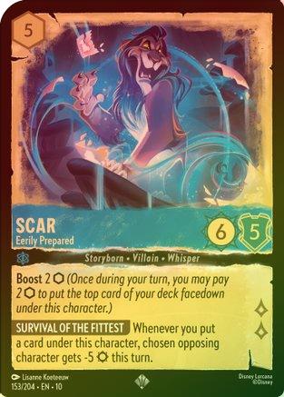 Scar (Eerily Prepared) - 153/204 - Super Rare (Foil)