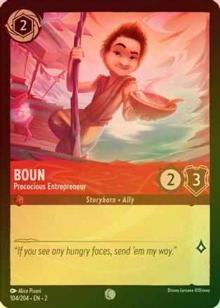 Boun (Precocious Entrepreneur) - 104/204 - Common (Foil)
