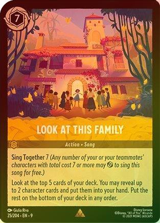 Look at This Family (Fabled Reprint) - 25/204 - Rare (Foil)