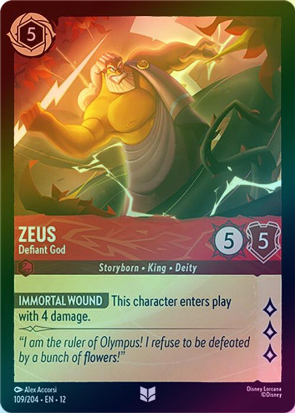 Zeus (Defiant God) - 109/204 - Uncommon (Foil)