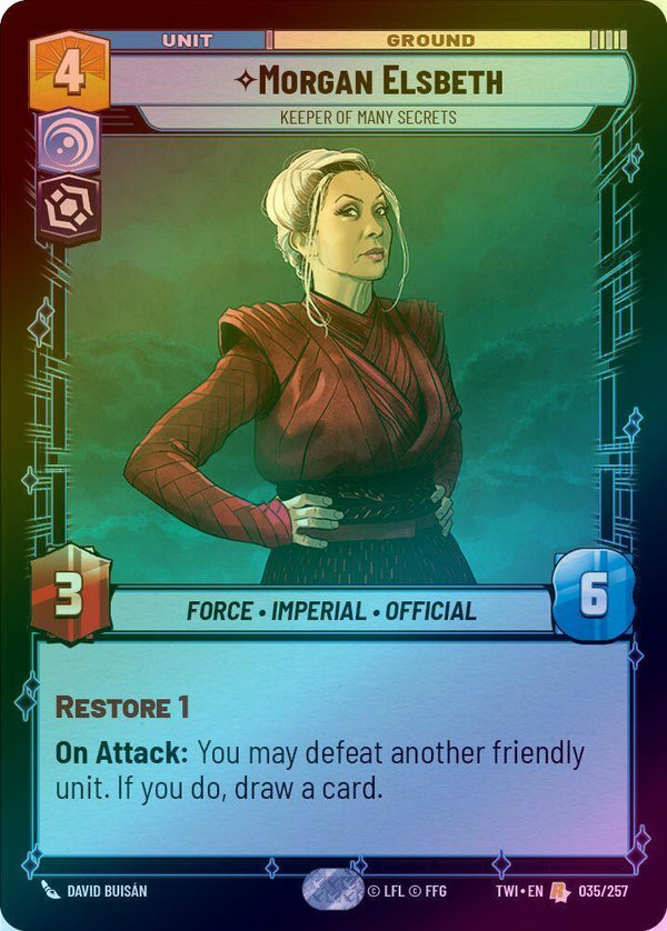 Morgan Elsbeth - Keeper of Many Secrets - 035/257 - Rare (Foil)