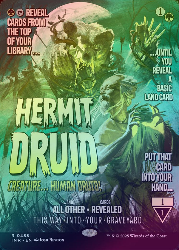Hermit Druid - Borderless Movie Poster (Foil) (INR)