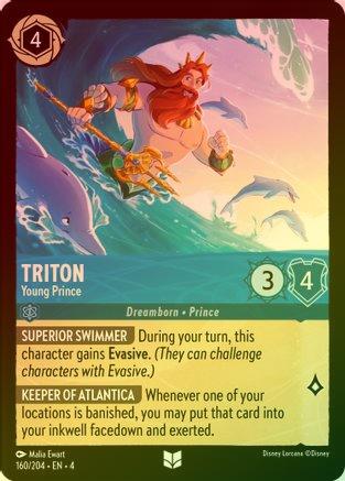 Triton (Young Prince) - 160/204 - Uncommon (Foil)