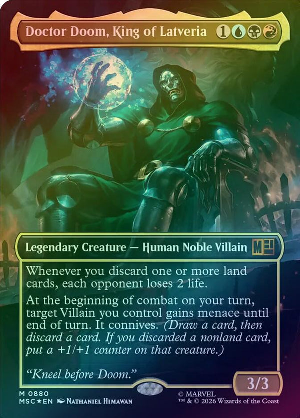Doctor Doom, King of Latveria (Surge Foil) (MSC)