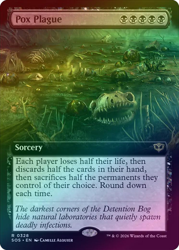 Pox Plague - Extended Art (Foil) (SOS)