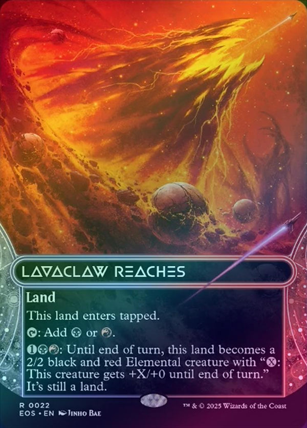 Lavaclaw Reaches - Borderless (Foil) (EOS)