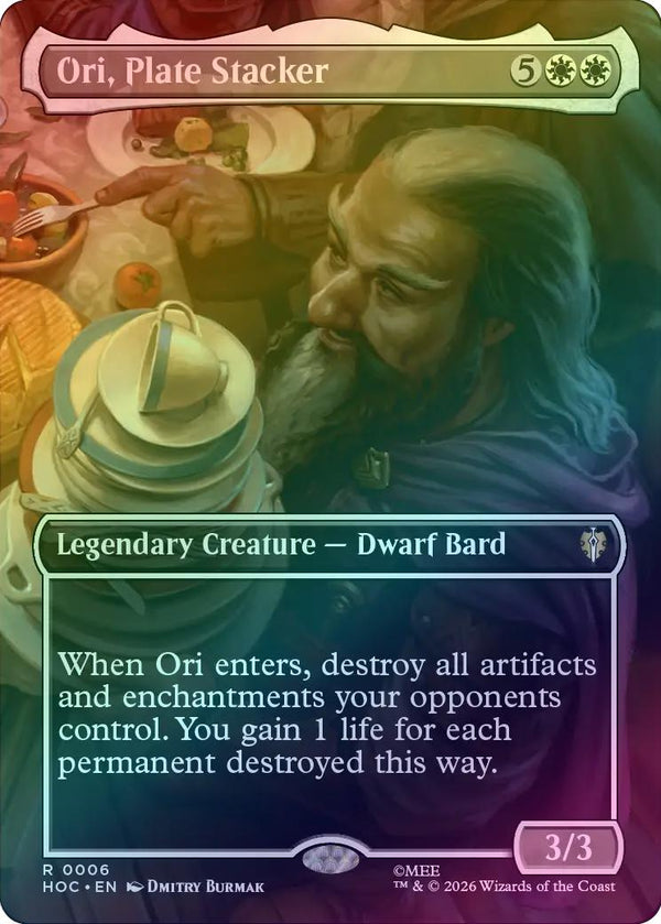 Ori, Plate Stacker - Borderless (Foil) (HOC)