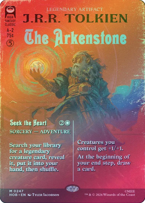 The Arkenstone // Seek the Heart - Book Cover (Foil) (HOB) (Pre-Order)