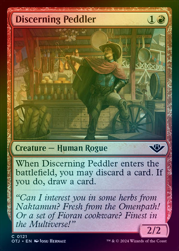 Discerning Peddler (Foil) (OTJ)