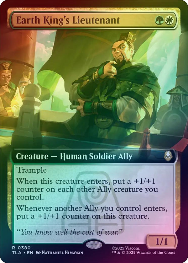 Earth King's Lieutenant - Extended Art (Foil) (TLA)