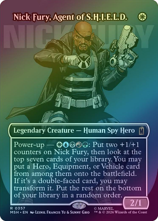 Nick Fury, Agent of S.H.I.E.L.D. - Logo Showcase (Foil) (MSH) (Pre-Order)
