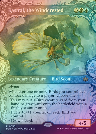 Kastral, the Windcrested - Woodland Showcase (Foil) (BLB)