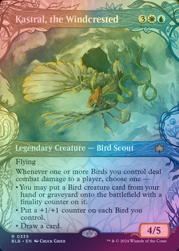 Kastral, the Windcrested - Woodland Showcase (Foil) (BLB)