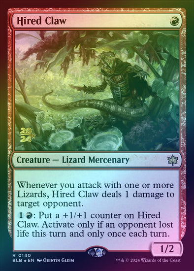 Hired Claw - Prerelease Promo (Foil) (PBLB)