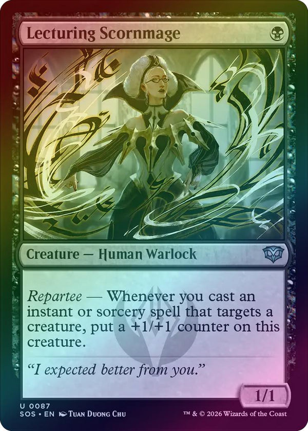 Lecturing Scornmage (Foil) (SOS)