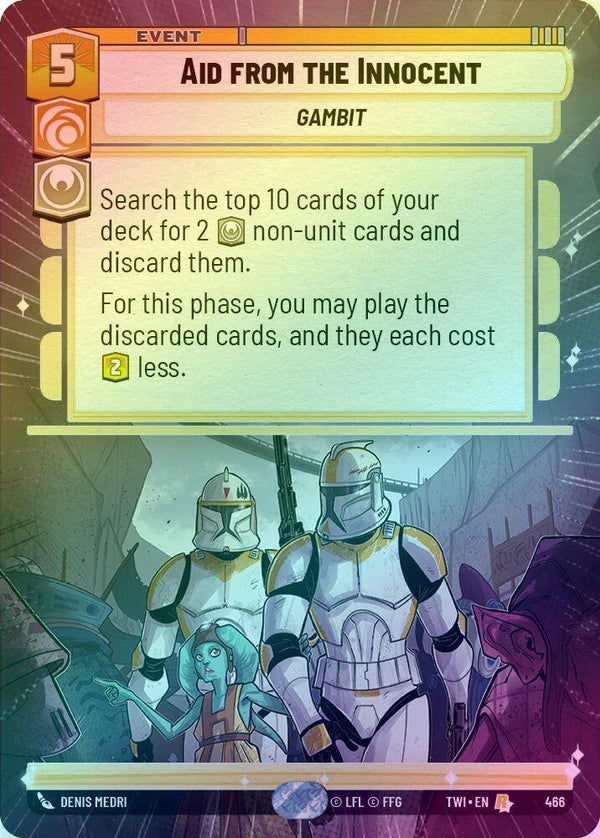 Aid from the Innocent (Hyperspace) - 466 - Rare (Foil)