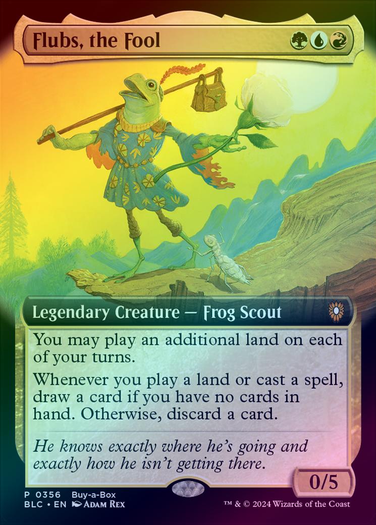 flubs the fool mtg commander deck 401 Games Canada - Flubs, the Fool - Extended Art