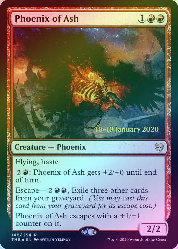 Phoenix of Ash - Prerelease Promo (PTHB) (Foil)