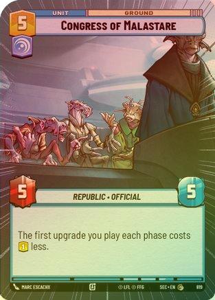 Congress of Malastare (Hyperspace Foil) - 819 - Common (Foil)