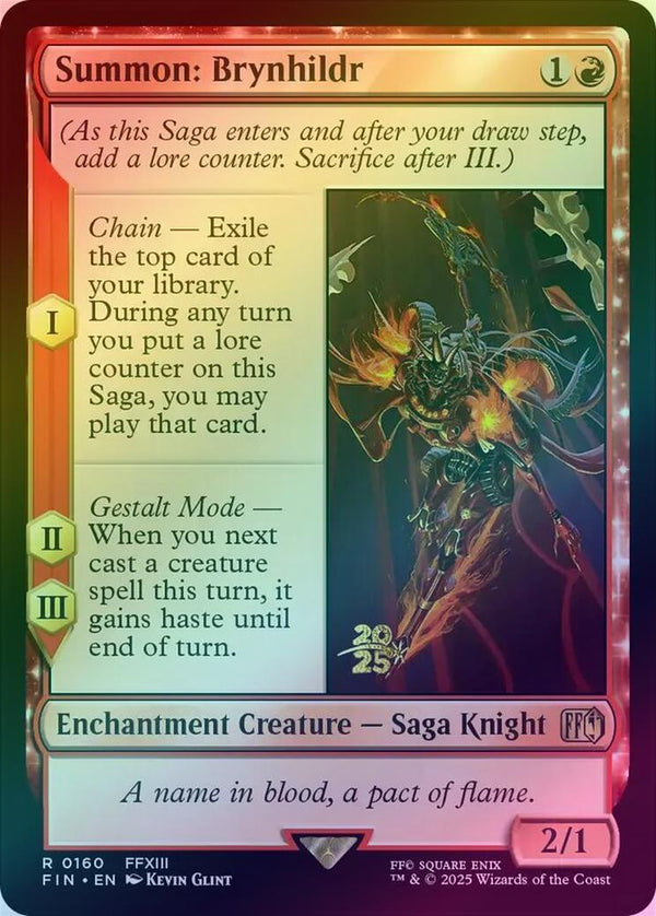 Summon: Brynhildr - Prerelease Promo (Foil) (PFIN)