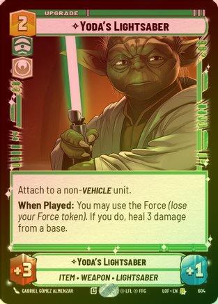 Yoda's Lightsaber - 604 - Rare (Foil)
