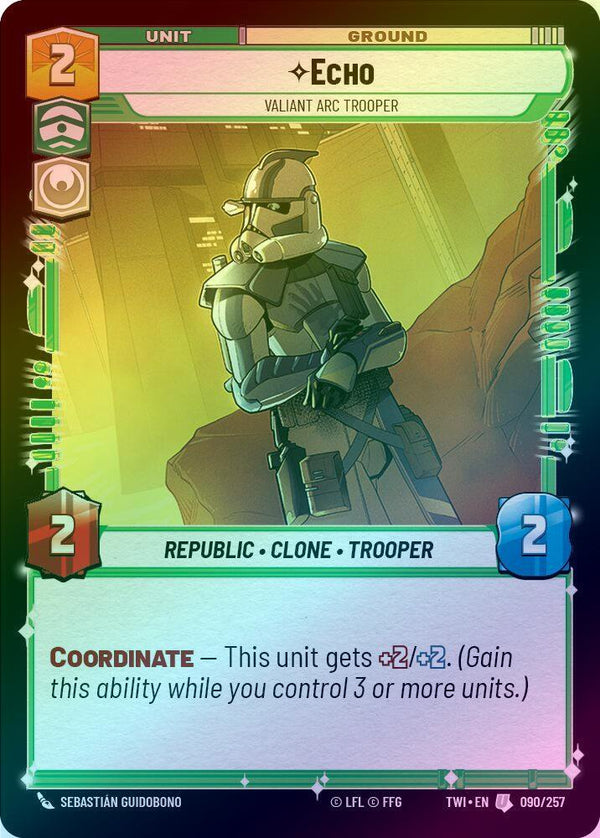 Echo - Valiant Arc Trooper - 090/257 - Uncommon (Foil)