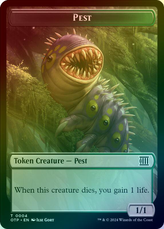 Treasure // Pest Token (Foil) (TOTJ)
