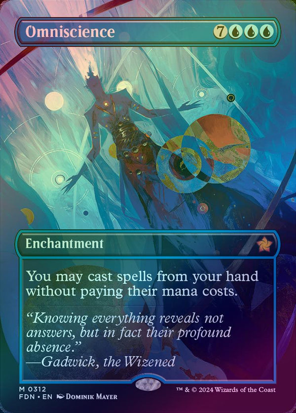 Omniscience - Borderless (Foil) (FDN)
