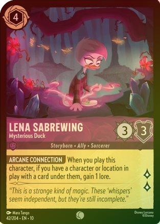 Lena Sabrewing (Mysterious Duck) - 42/204 - Common (Foil)