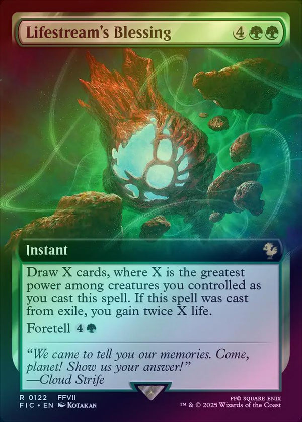 Lifestream's Blessing - Extended Art (Foil) (FIC)