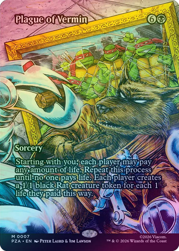 Plague of Vermin - Borderless (Foil) (PZA)