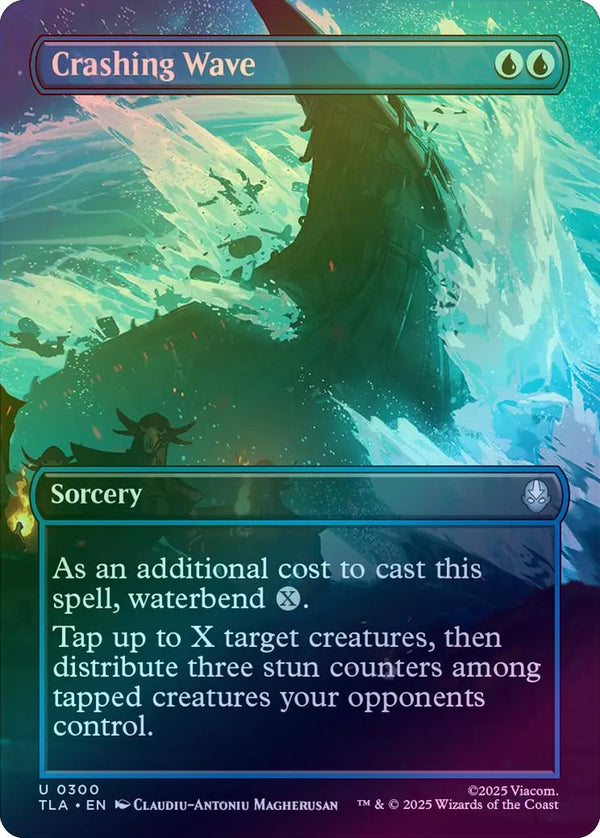 Crashing Wave - Borderless Scene (Foil) (TLA)