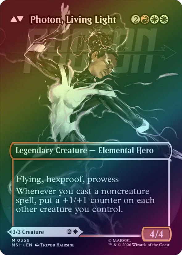 Monica Rambeau // Photon, Living Light - Logo Showcase (Foil) (MSH) (Pre-Order)