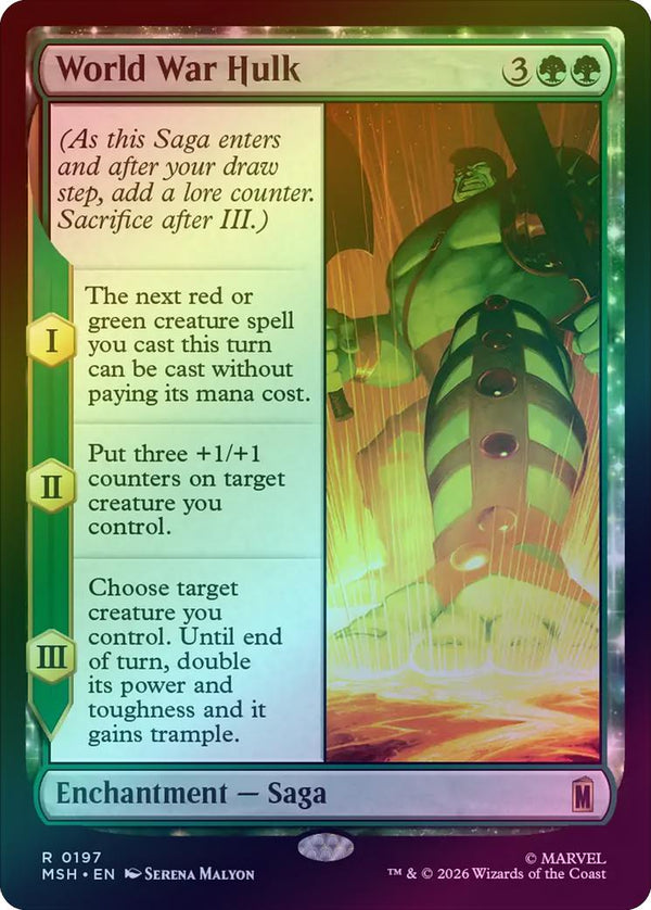 World War Hulk (Foil) (MSH) (Pre-Order)