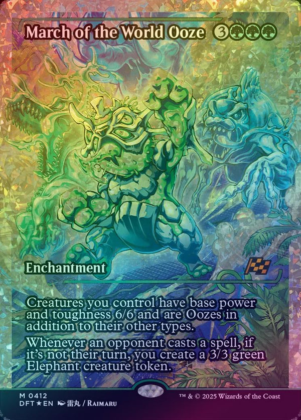 March of the World Ooze - Japan Showcase - English Language (Fracture Foil) (DFT)