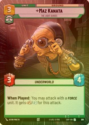 Maz Kanata - The Light Guides (Hyperspace) - 851 - Uncommon (Foil)