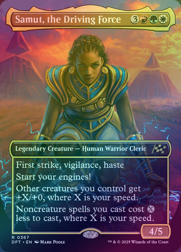 Samut, the Driving Force - Borderless (Foil) (DFT)