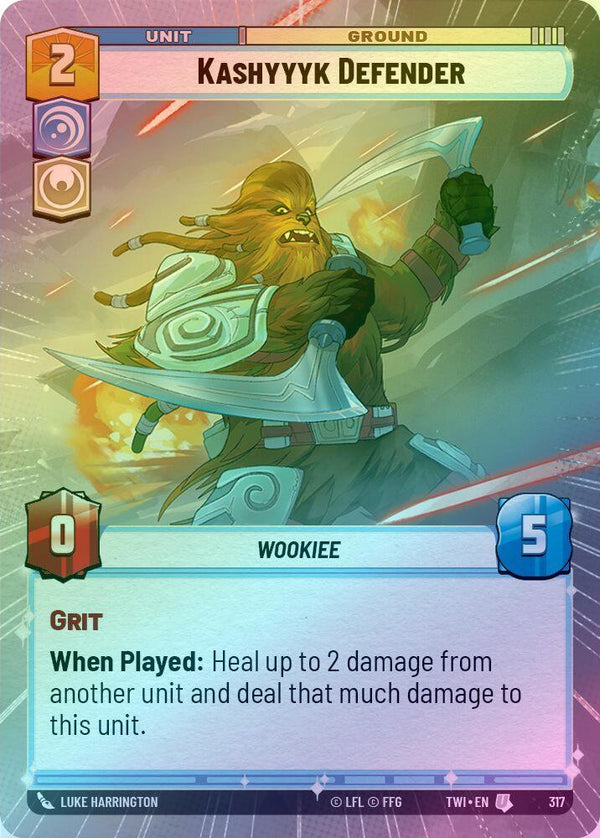 Kashyyyk Defender (Hyperspace) - 317 - Uncommon (Foil)