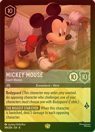 Mickey Mouse (Giant Mouse) - 199/204 - Legendary (Foil)