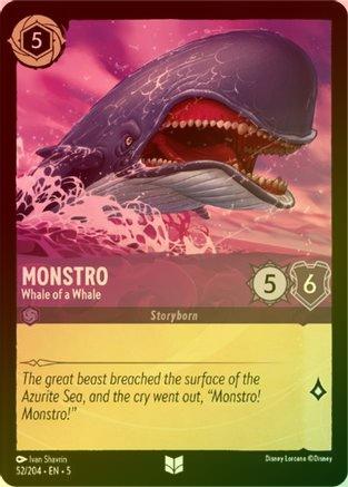 Monstro (Whale of a Whale) - 52/204 - Uncommon (Foil)