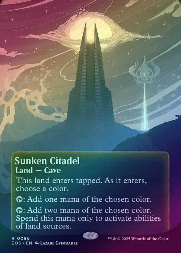 Sunken Citadel - Borderless Poster (Foil) (EOS)