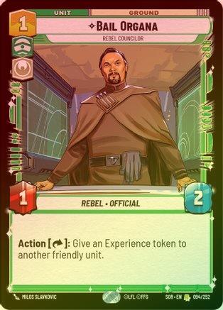 Bail Organa - Rebel Councilor - 094/252 - Rare (Foil)