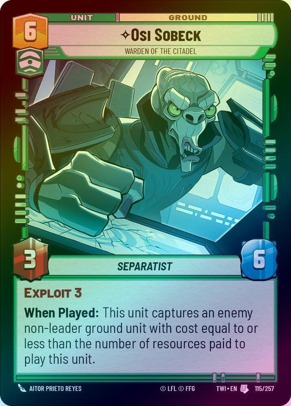 Osi Sobeck - Warden of the Citadel - 115/257 - Uncommon (Foil)