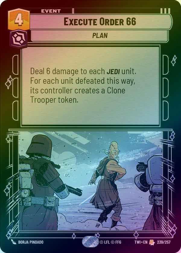 Execute Order 66 - 239/257 - Rare (Foil)