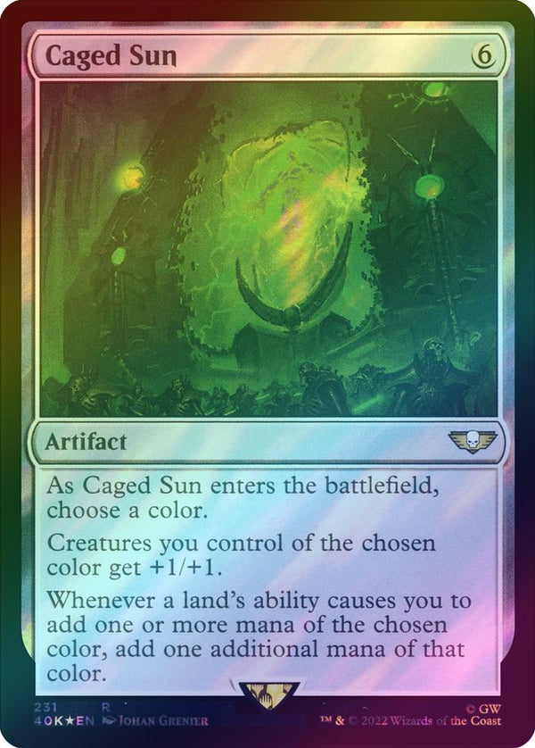Caged Sun (Surge Foil) (40K)