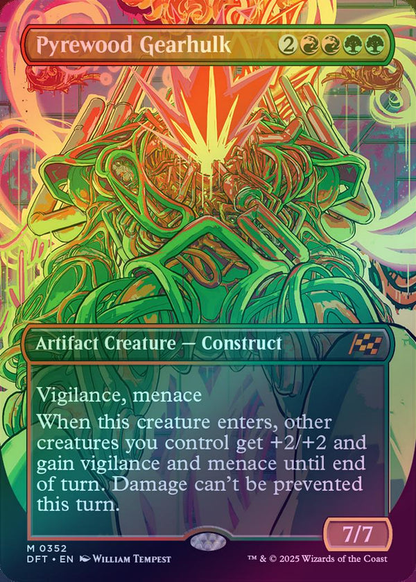 Pyrewood Gearhulk - Borderless Graffiti Giant (Foil) (DFT)